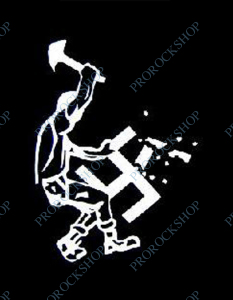 nášivka na záda, zádovka anti nazi - destroy