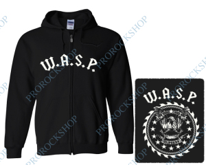 mikina s kapucí a zipem W.A.S.P. - 33 years