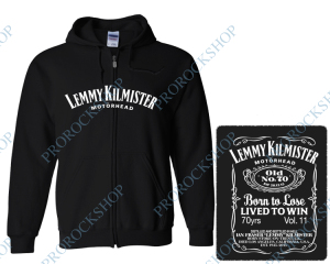mikina s kapucí a zipem Motörhead - Lemmy Kilmister whiskey