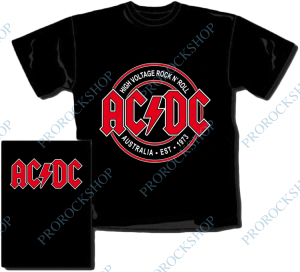 triko AC/DC - High Voltage Rock and Roll