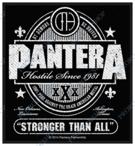 nášivka Pantera - Stronger Than All