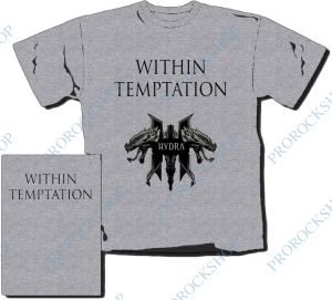 šedivé triko Within Temptation