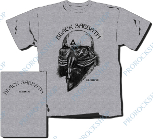 šedivé pánské triko Black Sabbath - Tour 78