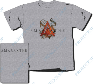 šedivé pánské triko Amaranthe - Logo