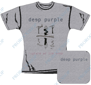 šedivé dámské triko Deep Purple - Rapture Of The Deep