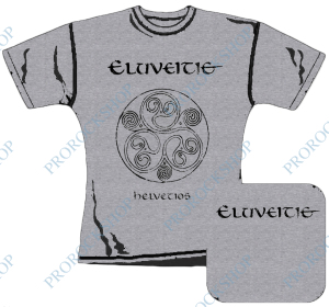 šedivé dámské triko Eluveitie - Helvetios