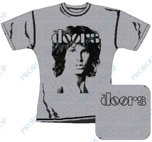 šedivé dámské triko Doors - Jim Morrison