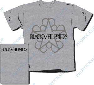 šedivé pánské triko Black Veil Brides - Logo