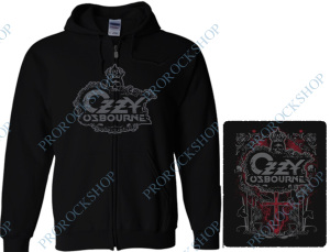 mikina s kapucí a zipem Ozzy Osbourne - Logo