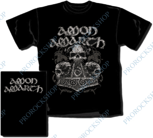 triko Amon Amarth - Skulls, Hammer