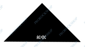 velký trojcípý šátek AC/DC