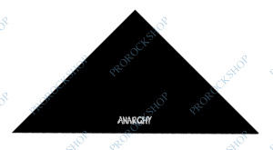 velký trojcípý šátek Anarchy - nápis