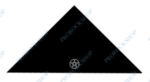 trojcípý šátek Pentagram - bílá magie