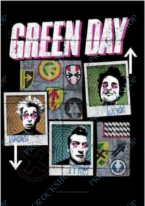 plakát, vlajka Green Day II