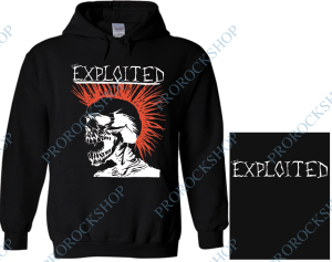 mikina s kapucí The Exploited - Mohican Skull