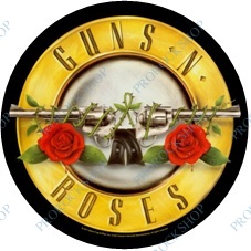 placka, odznak Guns'n Roses - logo