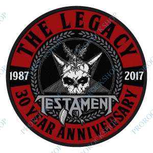 nášivka Testament - The Leagcy 30 Year Anniversary