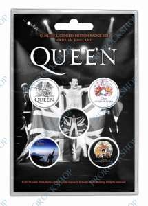 set placek Queen - Freddie
