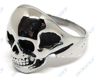 ocelový prsten Lebka - skull V