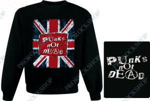mikina bez kapuce Punk's Not Dead - Velká Británie