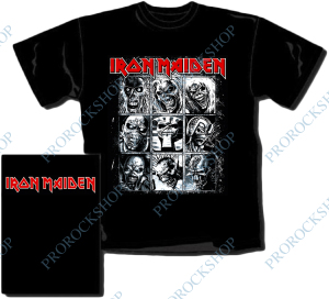 pánské triko Iron Maiden - Eddie Faces