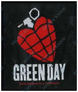 nášivka Green Day - Heart Grenade