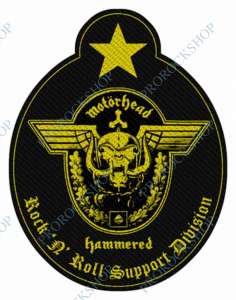 nášivka Motörhead - Support Division Cut Out