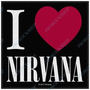 nášivka I Love Nirvana