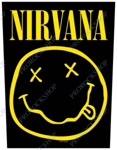 nášivka na záda Nirvana - Smiley