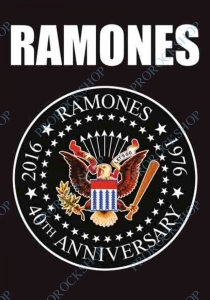 plakát, vlajka Ramones - 40th Anniversary