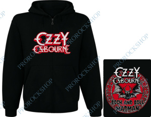 mikina s kapucí a zipem Ozzy Osbourne - Rock And Roll Madman