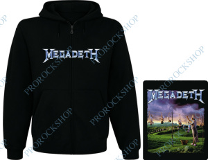 mikina s kapucí a zipem Megadeth - Youthanasia