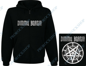 mikina s kapucí a zipem Dimmu Borgir - logo