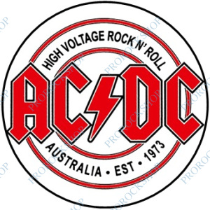 placka, odznak AC/DC - High Voltage Rock And Roll