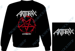mikina bez kapuce Anthrax - Anthems