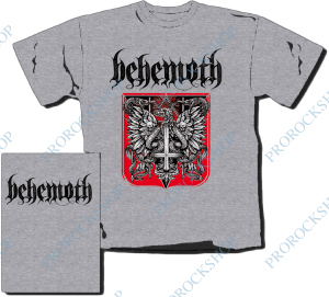 šedivé pánské triko Behemoth
