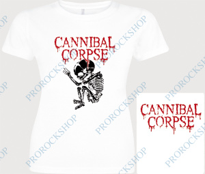bílé dámské triko Cannibal Corpse - Foetus