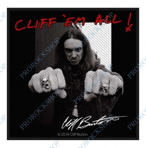 nášivka Metallica - Cliff Burton Patch Cliff em all