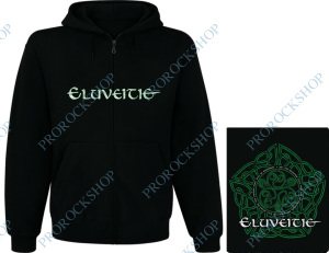 mikina s kapucí a zipem Eluveitie - logo