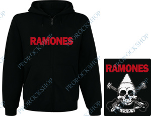 mikina s kapucí a zipem Ramones - 1234