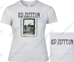šedivé dámské triko Led Zeppelin - Untitled