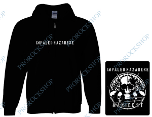 mikina s kapucí a zipem Impaled Nazarene - Manifest