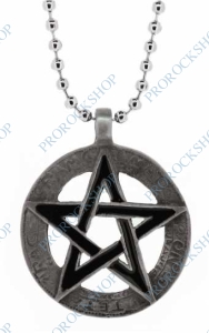 přívěsek na krk pentagram 3 cm VI