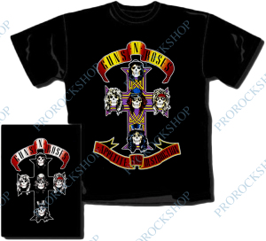 triko Guns n Roses - Scull Crest Apetite For Destruction