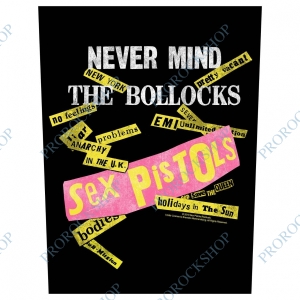 nášivka na záda Sex Pistols - Never mind the Bollocks