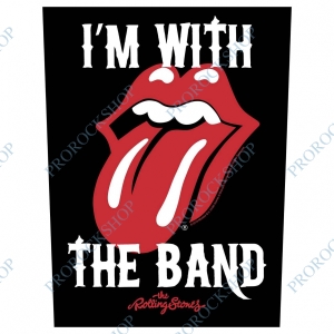 nášivka na záda Rolling Stones - I´m with the band