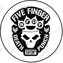 placka, odznak Five Finger Death Punch