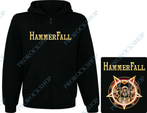 mikina s kapucí a zipem Hammerfall - Dominion