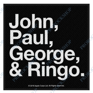 nášivka The Beatles - John, Paul, George & Ringo