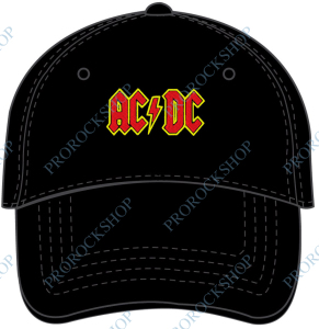 dětská kšiltovka AC/DC - red yellow